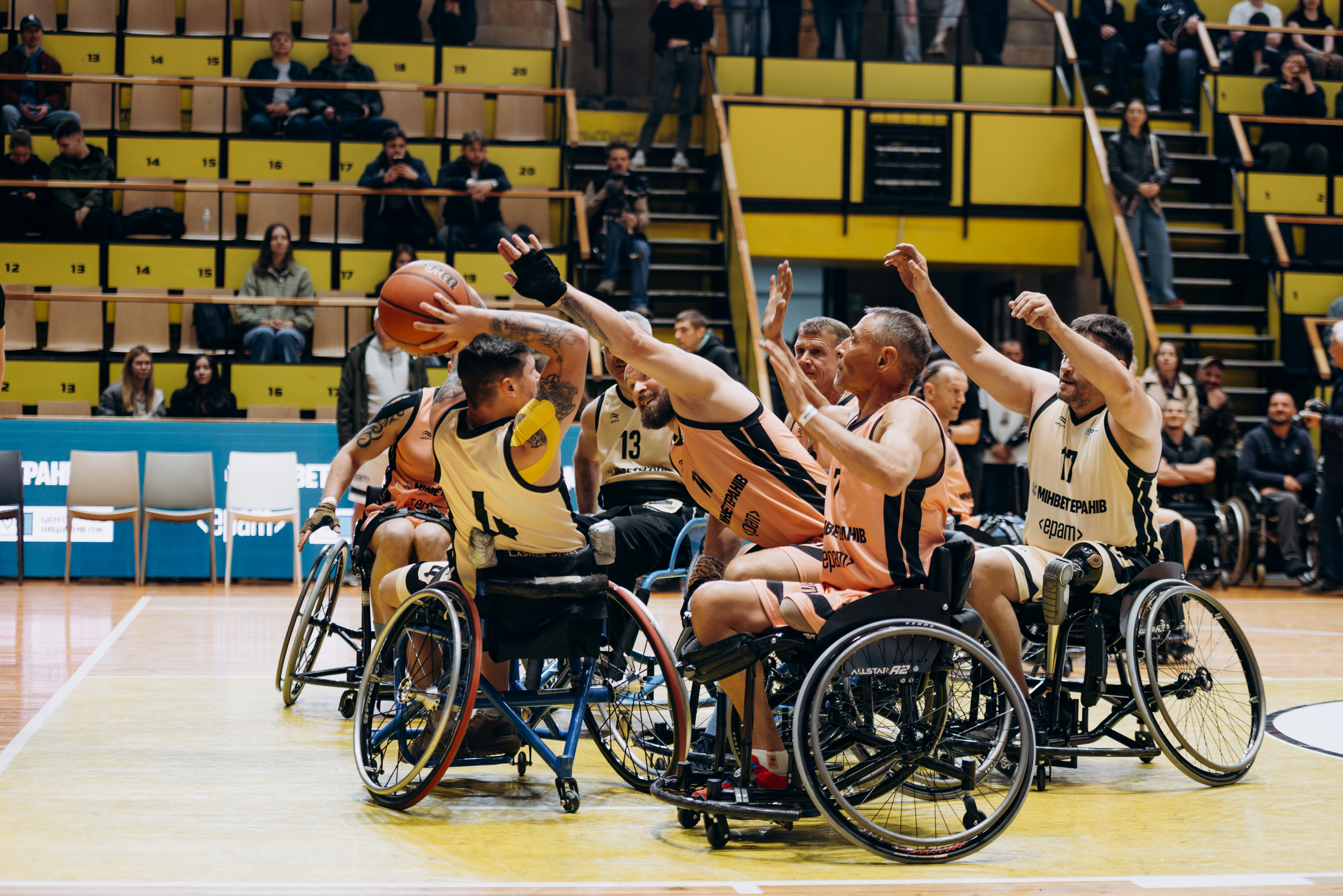 Cover: Рівняни вибороли четверте місце на Всеукраїнських змаганнях з баскетболу на кріслах колісних серед ветеранів та військовослужбовців