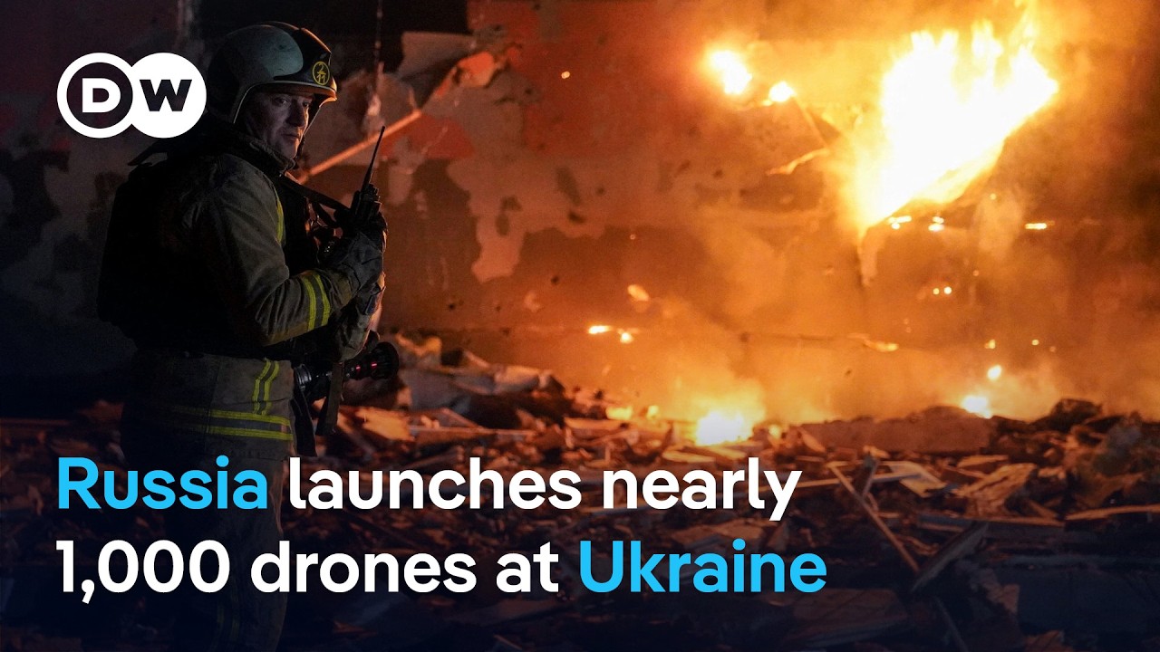 Cover: Ukraine: Several killed in one of the largest aerial onslaughts in four years | DW News