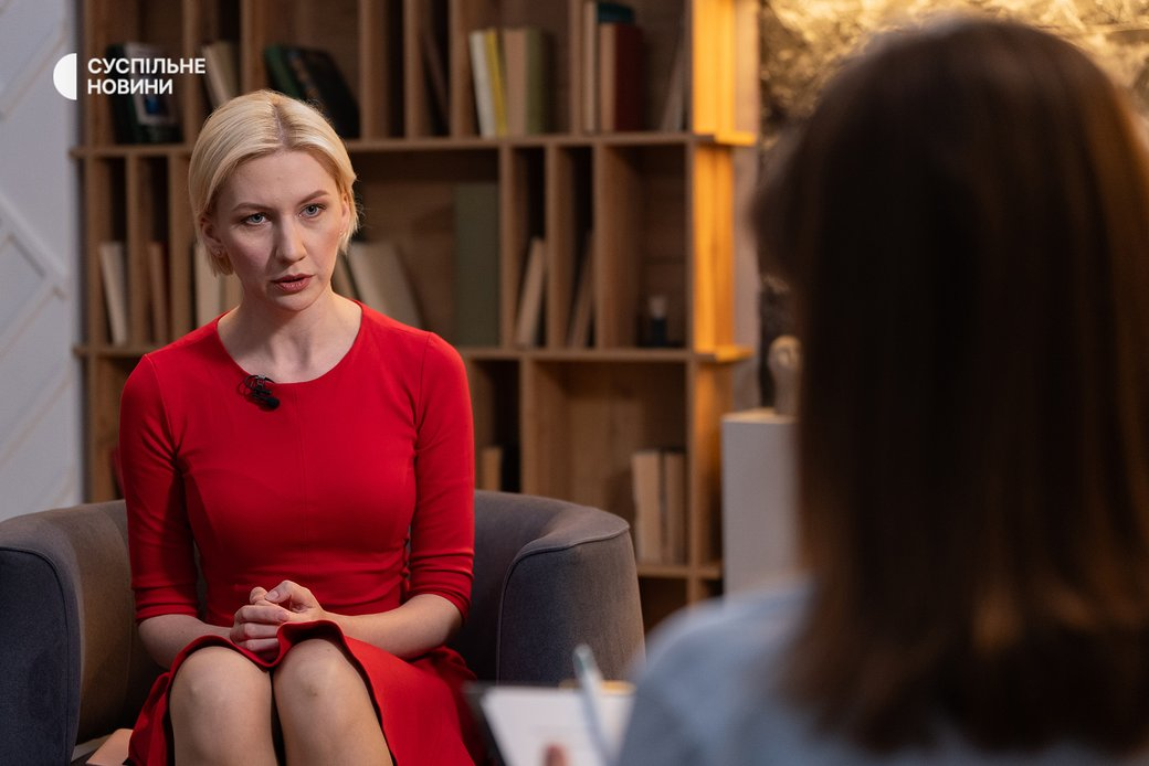 Senior Analyst of the Come Back Alive Initiatives Center Maria Kucherenko during an interview with Suspilne, Kyiv, July 31, 2025. Suspilne News / Oleksandr Sova&nbsp;