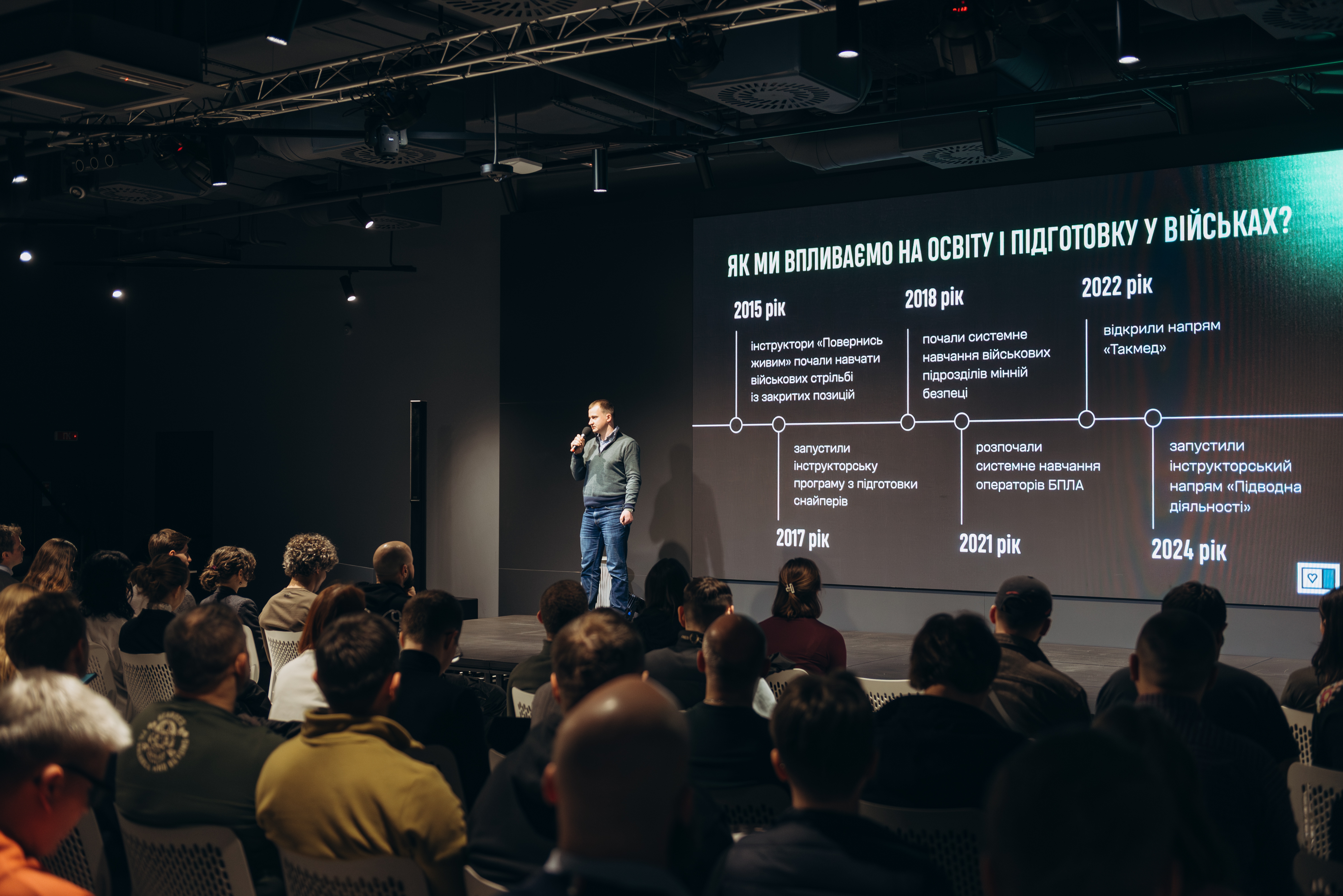 Фото: Сергій Назаров / Під час презентації дослідження проблематики БЗВП, 27 березня 2025 року