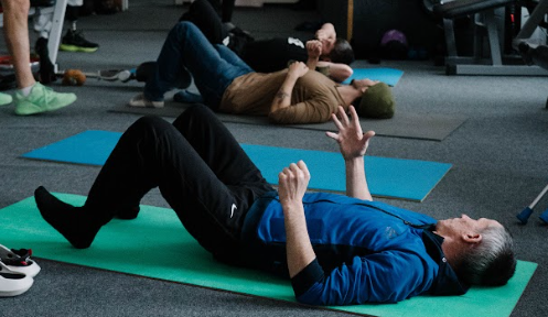 Ветерани під час тренування